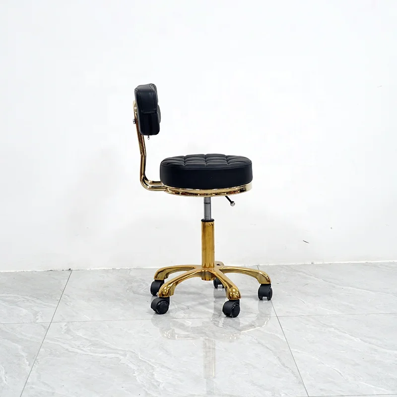 Retro Men All Black Barber Chair Classics Salon Hairdressing Chairs Hydraulic Chair Factory Wholesale