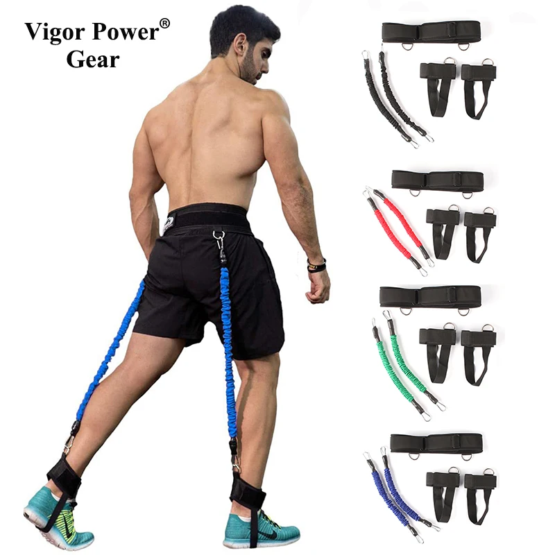 MMA Resistance Band Fitness Foot Bounce Vertical Jump Trainer - Boxing Resistance Band