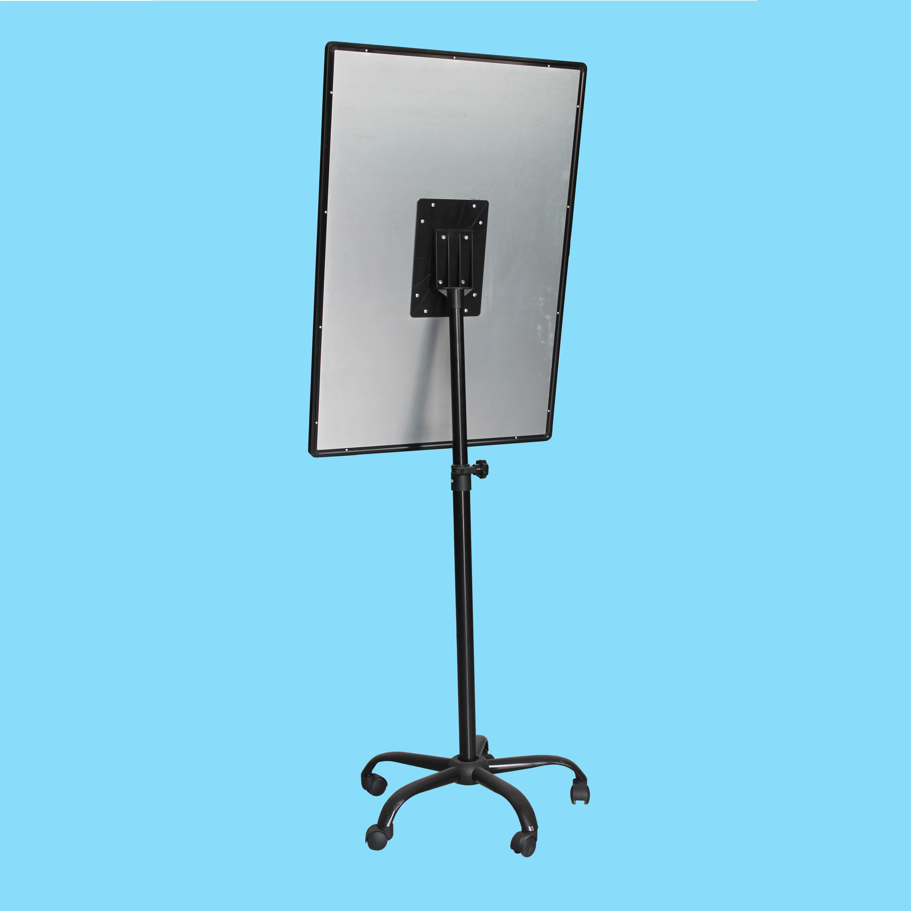 Qingdao Factory Whiteboard 5 Lockable Castors Height Adjustable  Flipchart