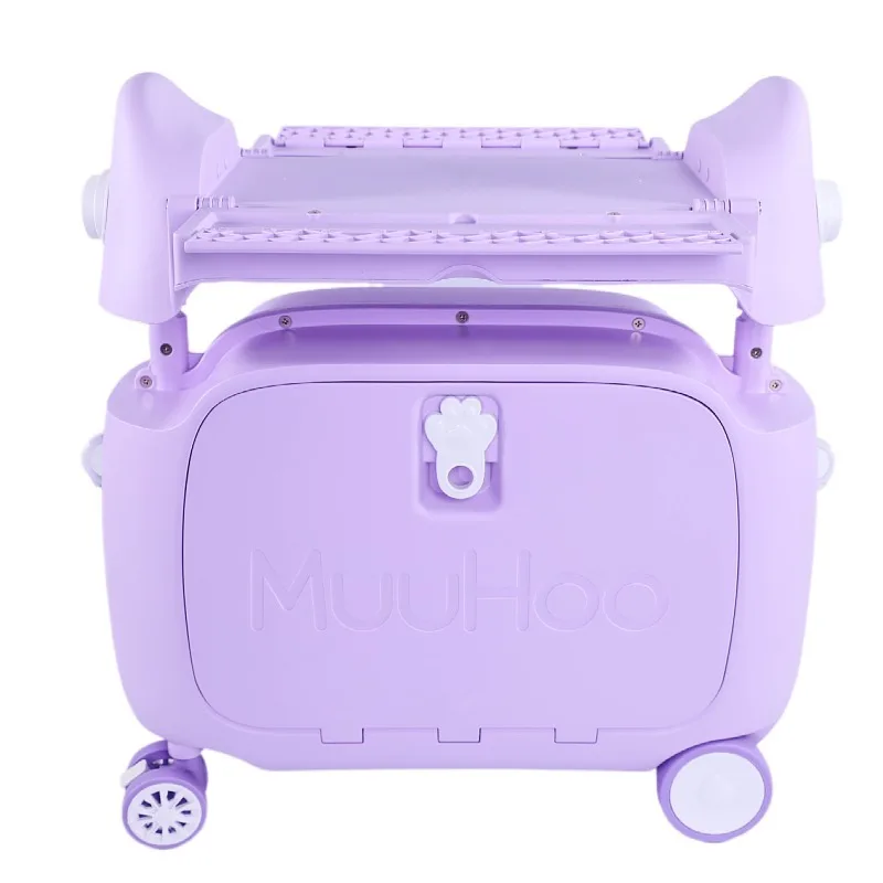 MUUHOO Cute mini Trip suitcase for children for School Travel Cute Strap Kids Bed Box Customized