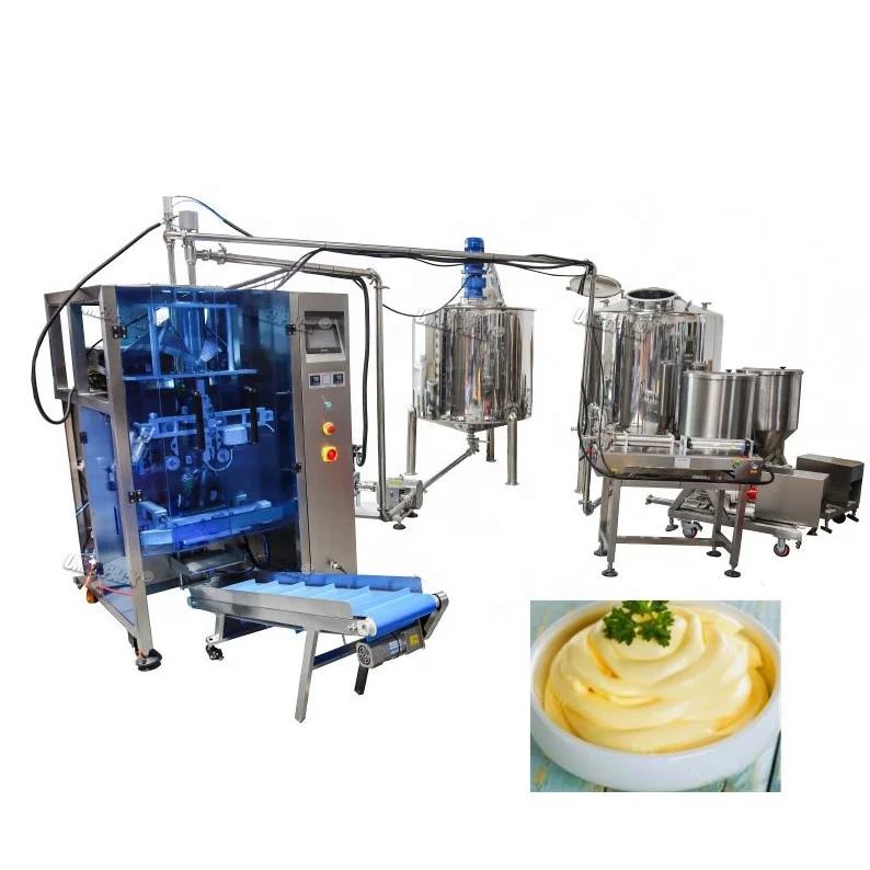 ketchup sauce kewpie mayonnaise en petit format 1kg 5kg sachet making packaging filling machine production line