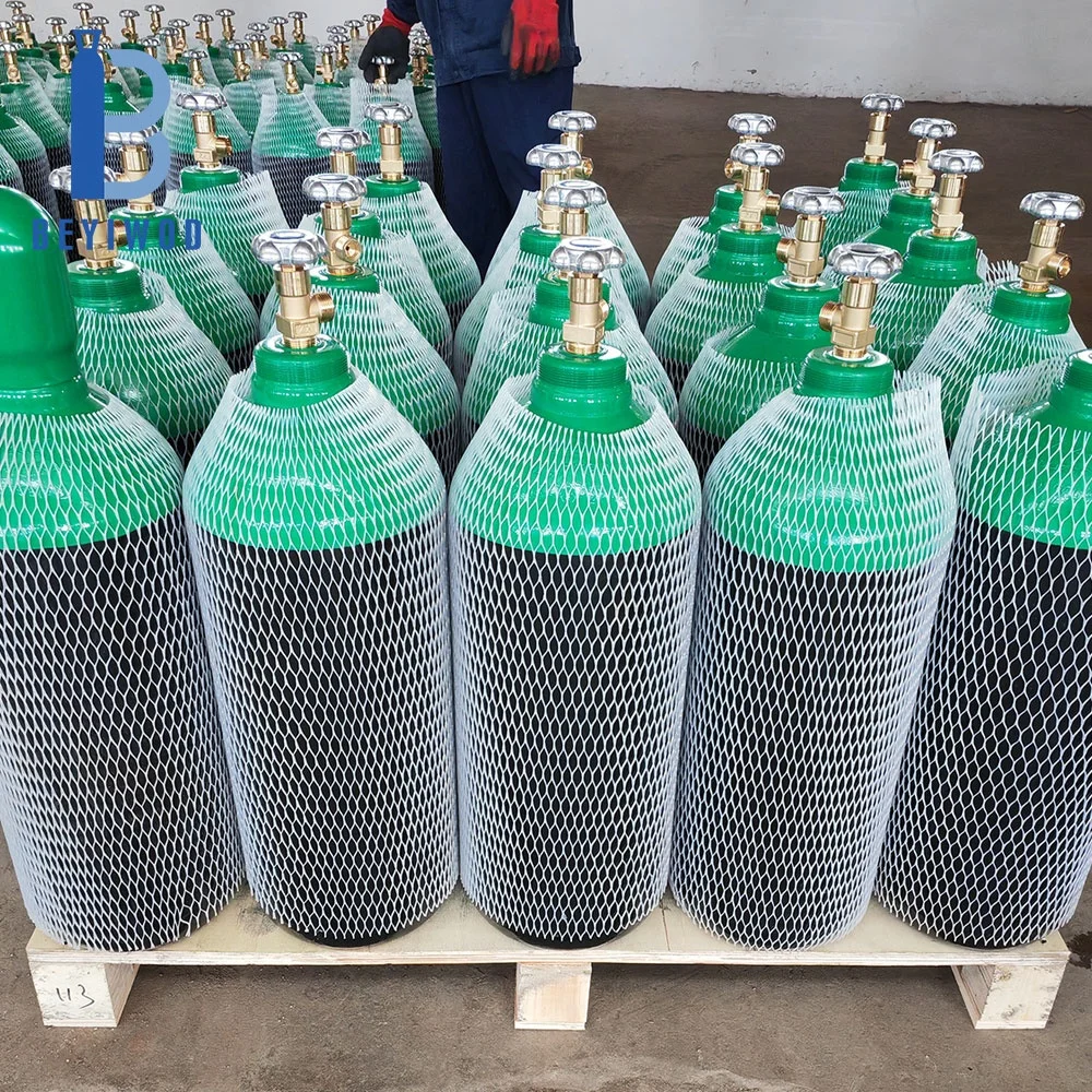 Industrial DOT UN ISO U.S.A standard 200 300 cubic foot Oxygen tank Argon Nitrogen gas cylinders with CGA540 CGA580 valve