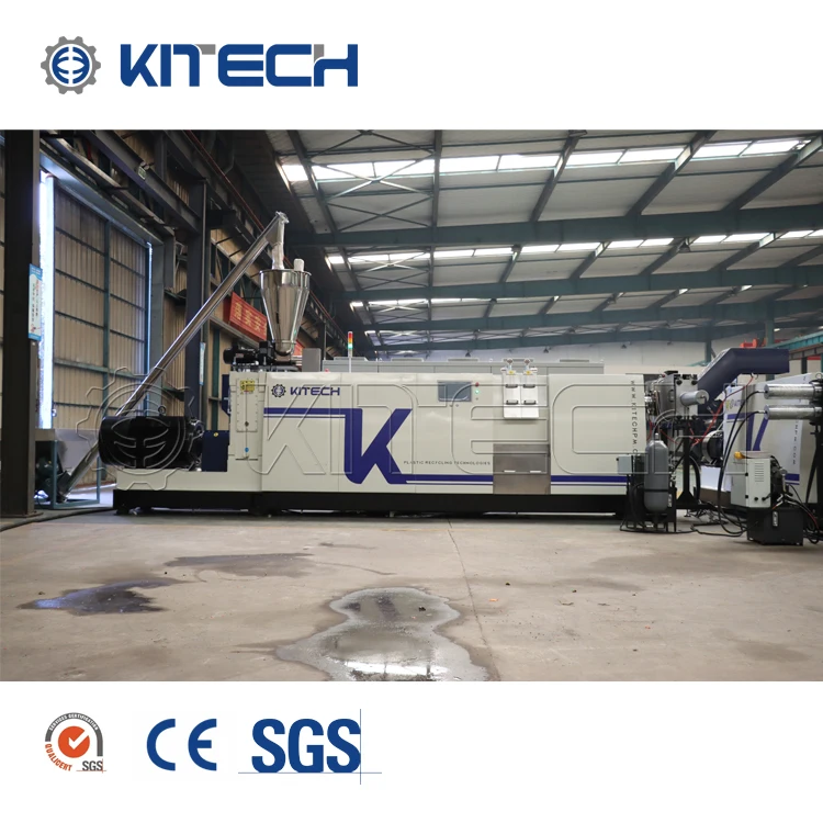 Best Performance Waste Basket Lumps Barrel PE PP Recycling Plastic Pellet Machines