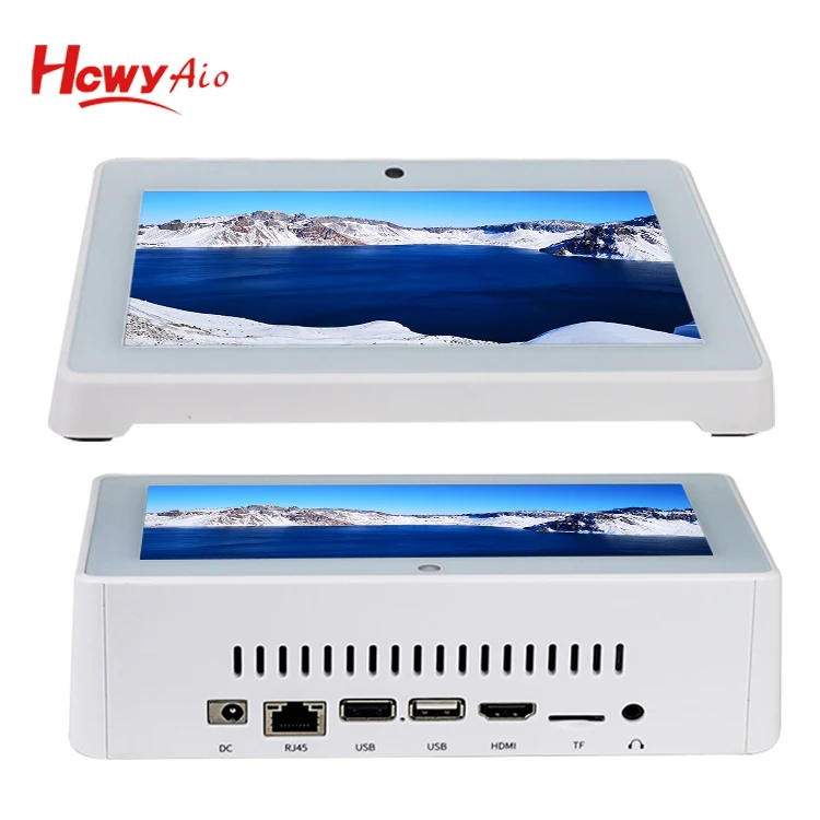 RK3128 1 + 32G Настольный 8-дюймовый планшет Android с емкостным сенсорным экраном Wifi USB LAN PC AIO