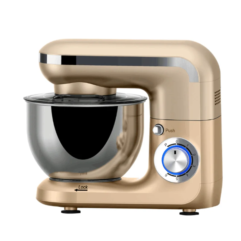 Steamer And Food Maker New 3 In 1 Egg Flour Kneader Bakery Baking Kitchen Spiral Planetary Mixer Bread Dough Cake Mixer Machine Stand Food Mixer Multifunction