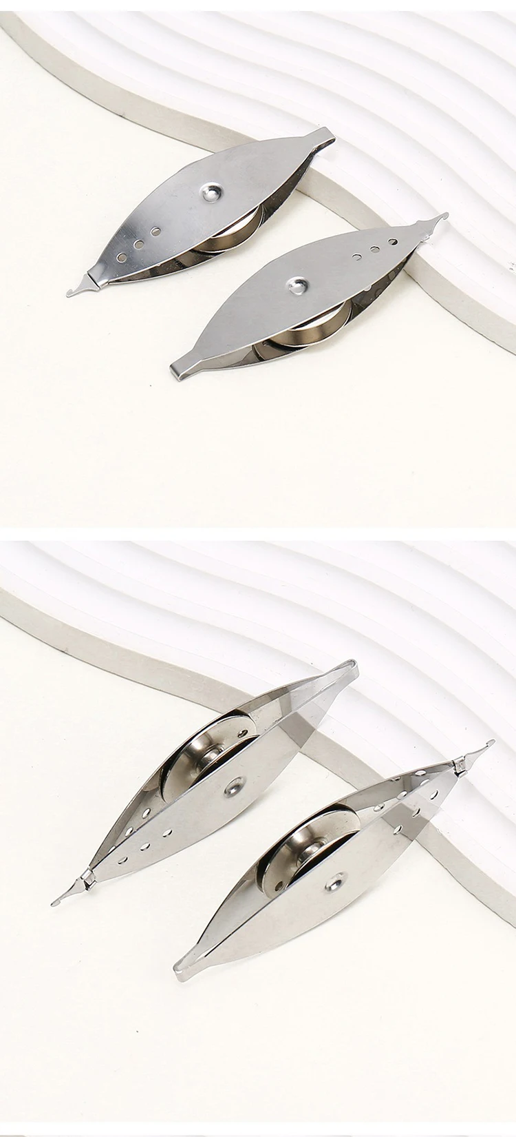 Bobbin Shuttle Knitting Tools  Metal Tatting Shuttle For Hand Lace Making DIY Craft Knitting Weaving Tool Sewing Accessories