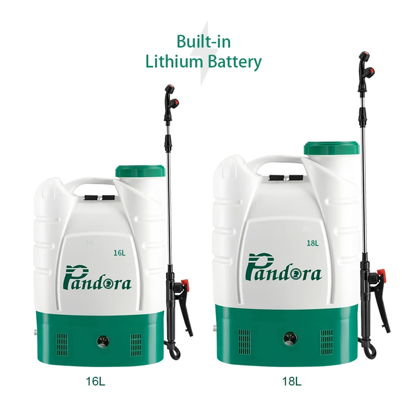 Taizhou Pandora 4 Gallon Battery Powered Knapsack Sprayer 16L Electric Garden Pump Sprayer Lithium Battery for Long Time Sprery