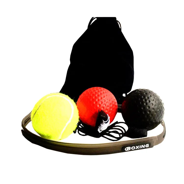 Punching boxing ball Reflex Speed Ball With Head Band Raising Reaction Force Hand Eye Training Boxing Muay Thai Exercise