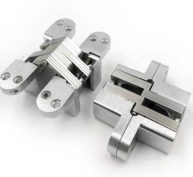 Hydraulic Cabinet Furniture Heavy Duty Adjustable Zinc Alloy 180 Degree Invisible Concealed Door Hinge