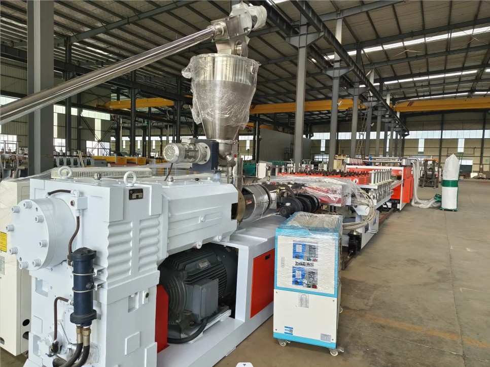 New design PVC wpc board sheet making machine pvc foam board sheet machine production line