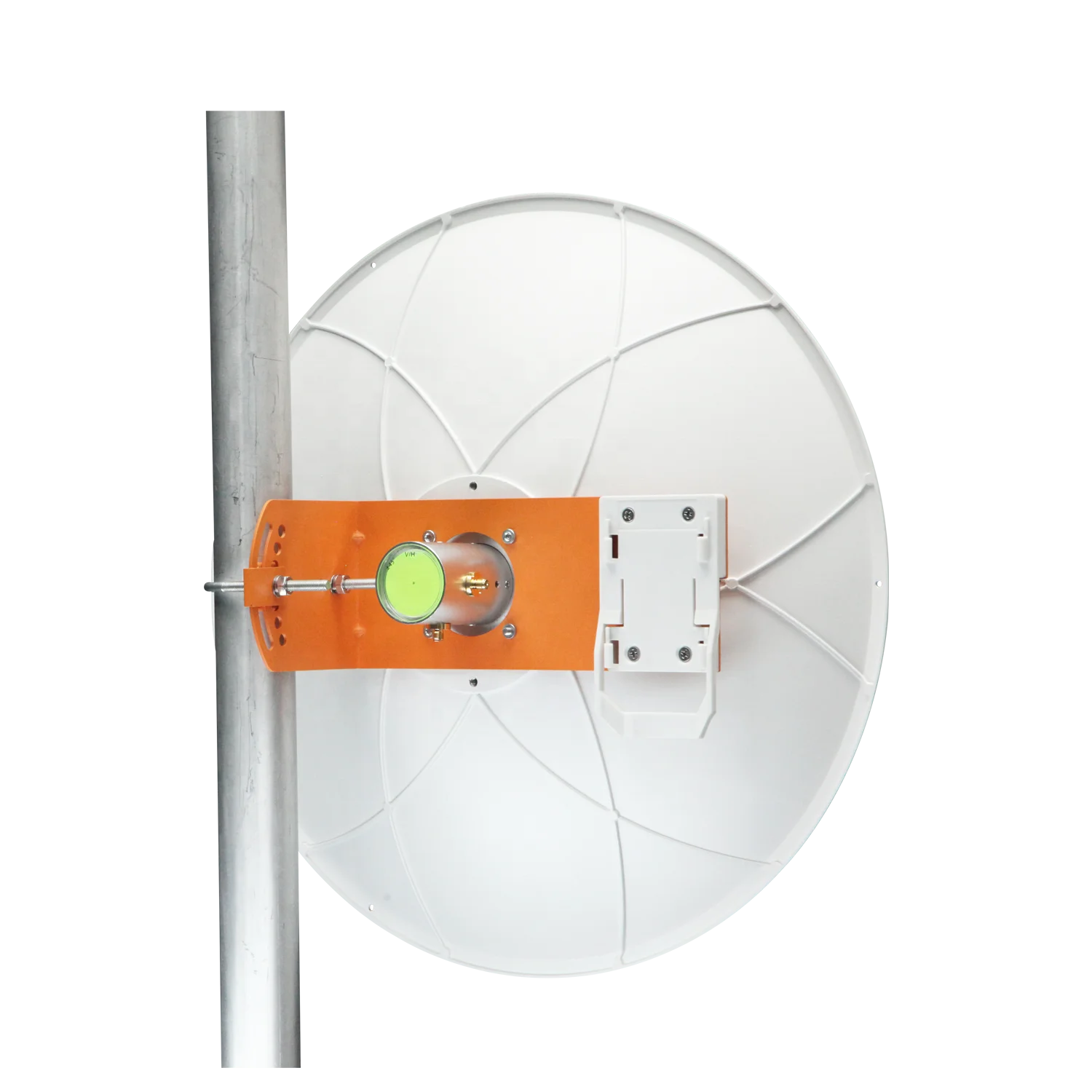 4.9-6.5GHz 25dBi 1ft MIMO Dish Antenna for ubnt rocket m5 and ac  PowerBeam LiteBeam