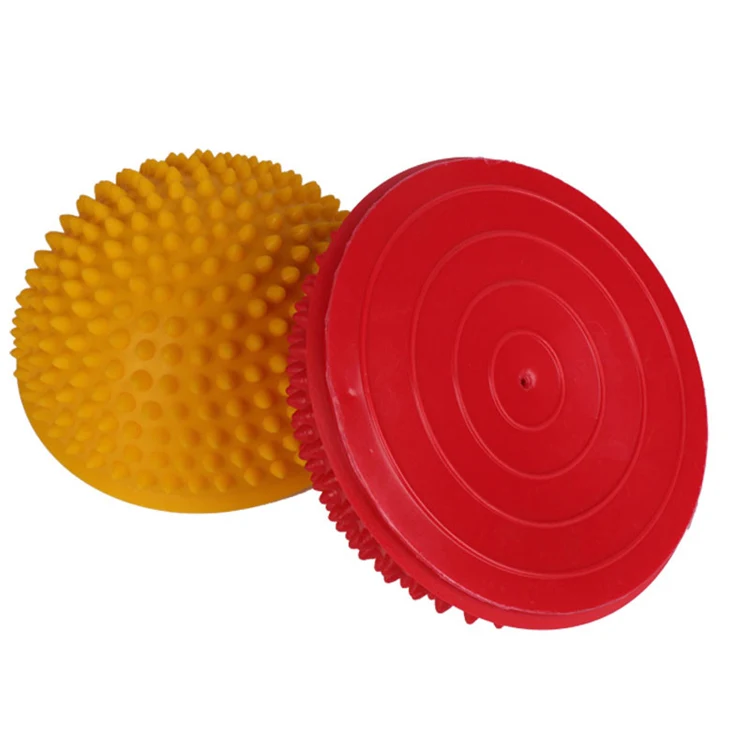 Fitness Soft and hard Spike Balance Pad PVC Half Massage Ball