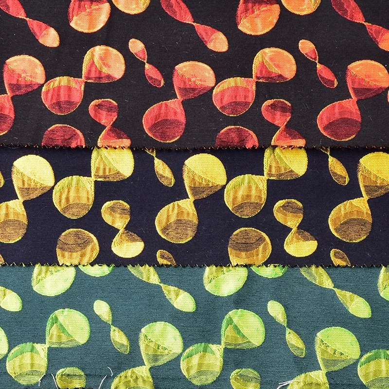 classic colorful 95 polyester 5 elastane fabric for garment dress