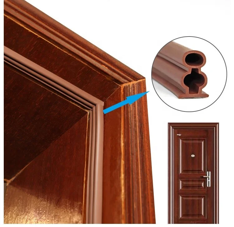 Waterproof Magnetic Seal Strip Window Accessories Plastic Seal Strip Rubber Door Seal Strip