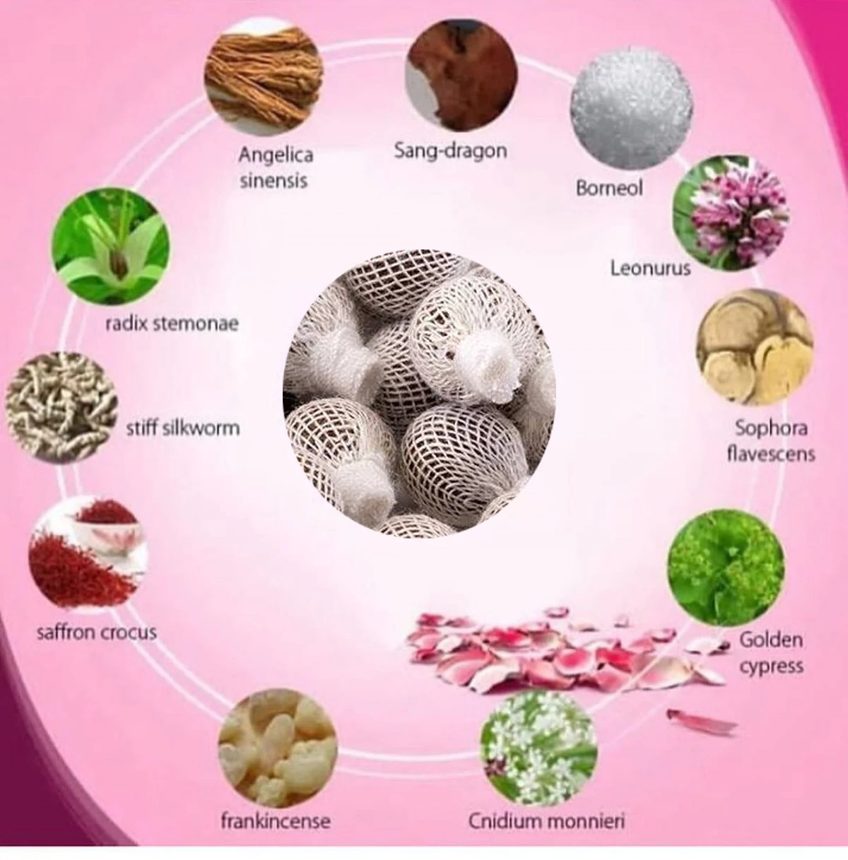 Private Label Natural Herbal Vaginal Cleaner Clean Point Tampons Yoni Detox Pearls