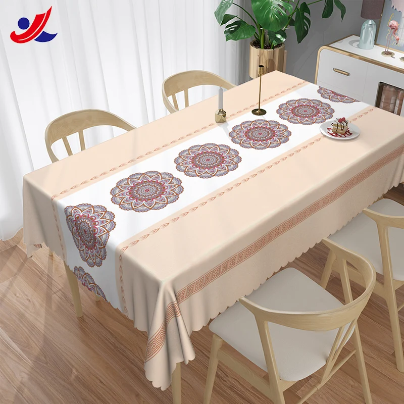 Cheap Price Tablecloth Table Clothes Round Cloth Waterproof PVC Table Cloth Wholesale Price