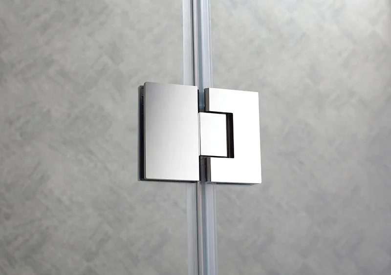 Kamali foshan custom extend 304SUS frame 3 panel temper glass corner shower door price clear walk in bath shower screen