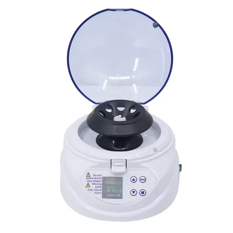 Small Laboratory Centrifuge Machine Microfiltration Quick Spin-downs Customizable Support Electric Centrifugal