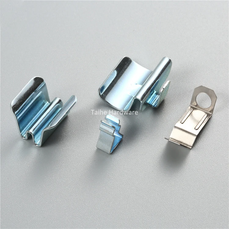 Custom Battery Contact Metal Part Small Flat Leaf Spring Clip