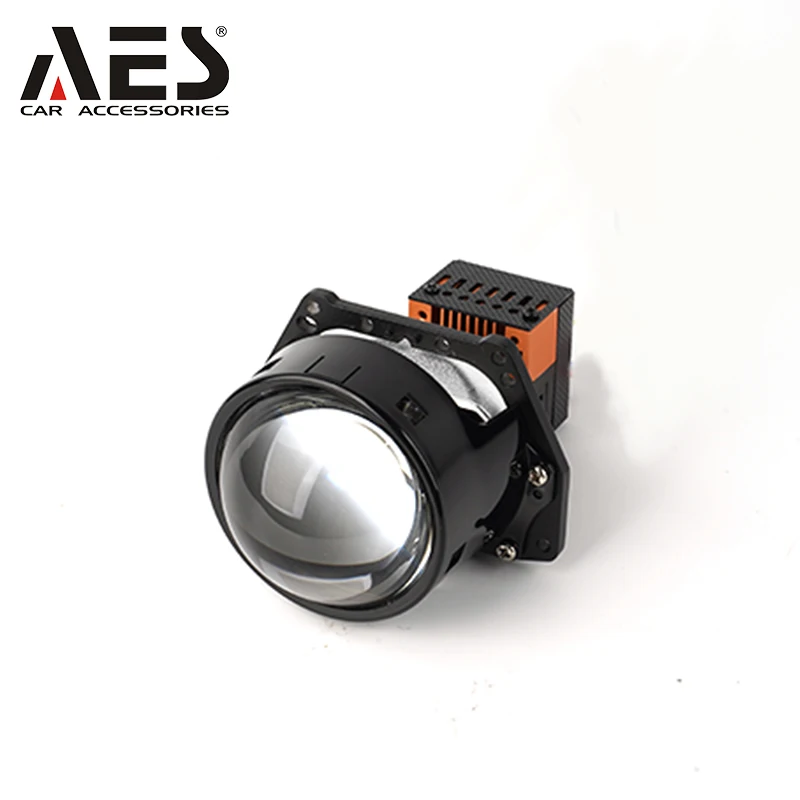 AES New Design TIR Technology  AS009 Bi LED Projector Lens Super Bright LED Headlight Projector for Auto Lighting System