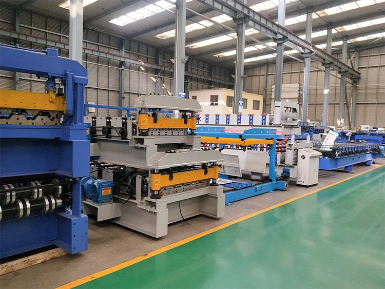Trapezoidal tile making machinery Ibr roof glazed tile corrugated roofing sheet making machine