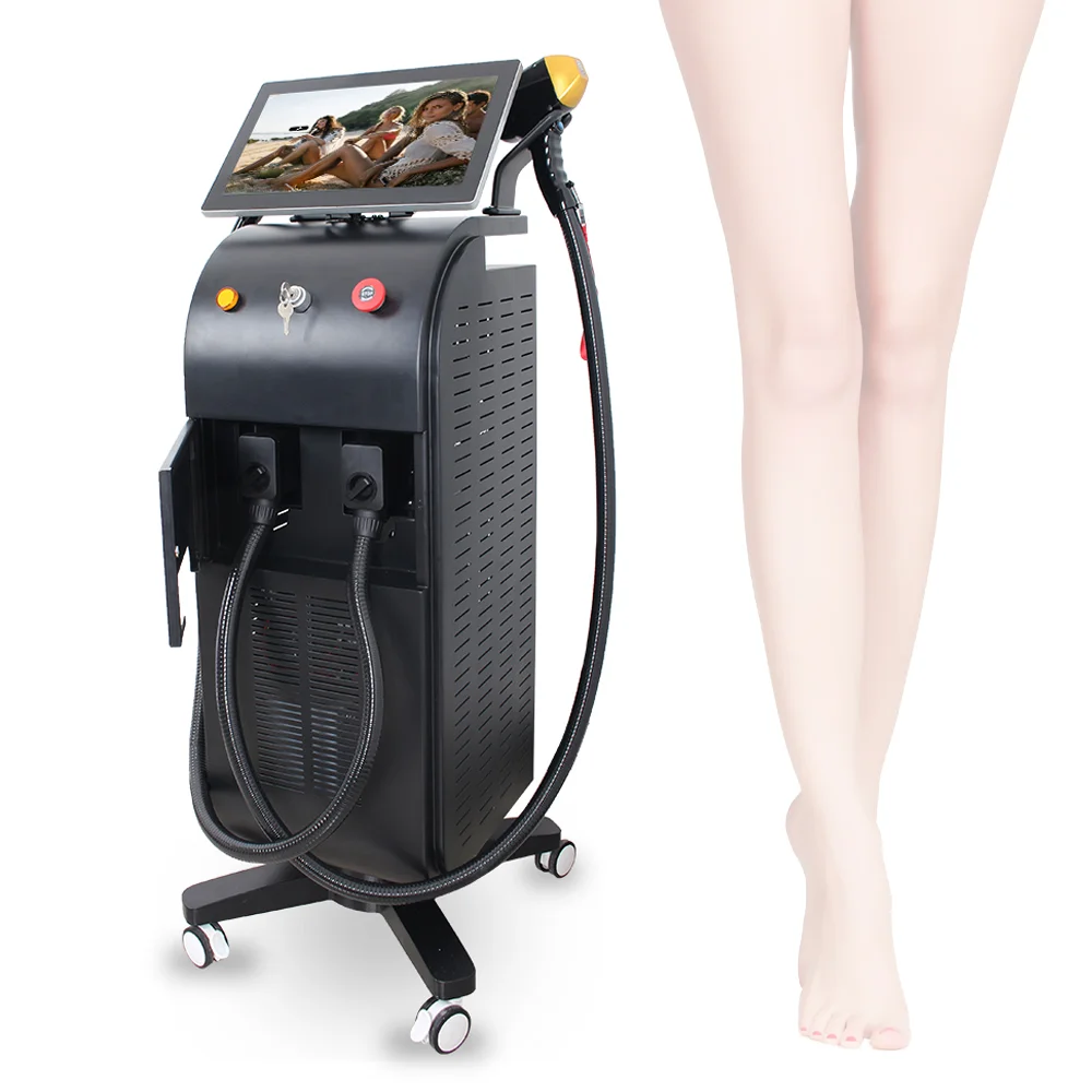 16 дюймов HD экран 1200 Вт лед 1064nm 755nm 808nm лазерный диод машина красоты прибор для удаления волос