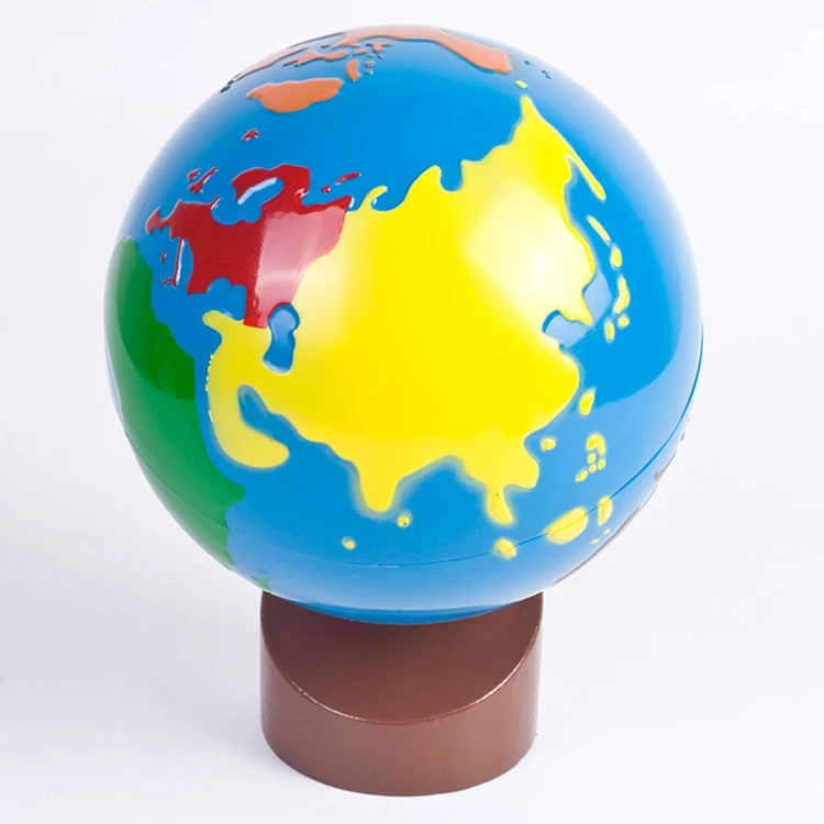 QINGTANG Montessori Geography Materials Science Teaching AIDS montessori globe toy for kids