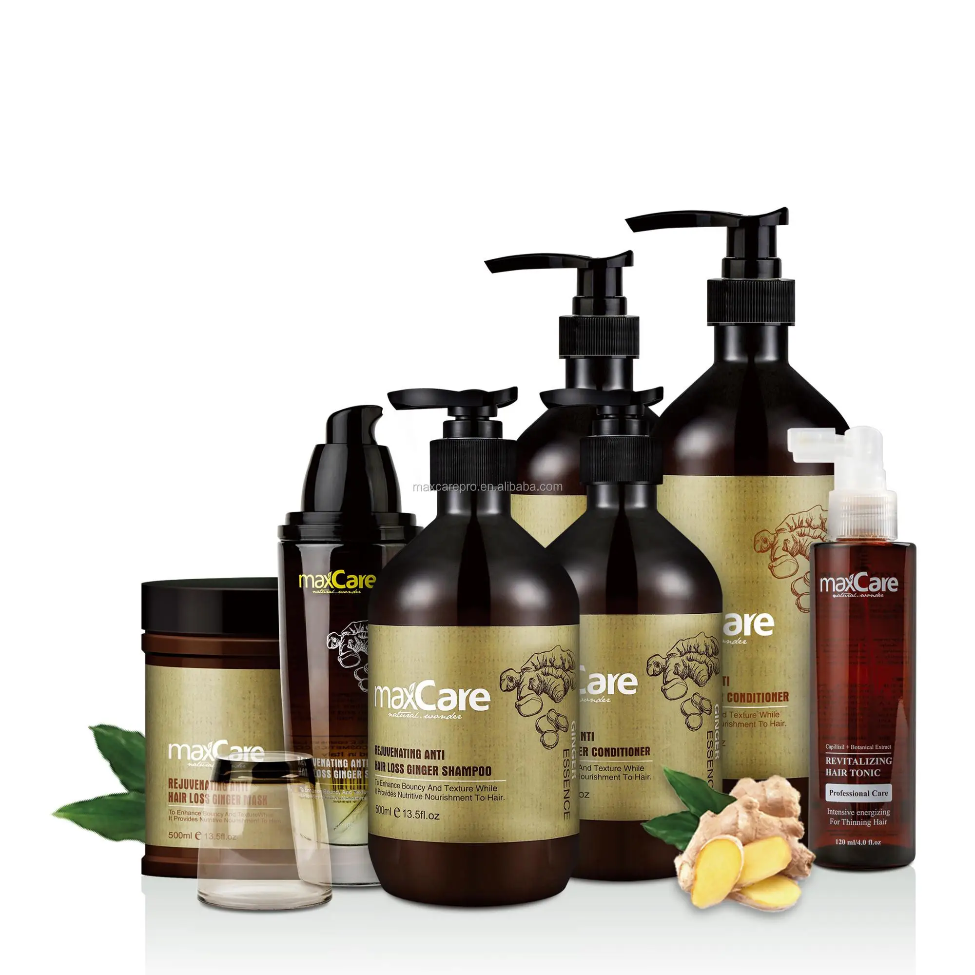 High-quality maxcare ginger hair tonic anti hair loss for hair grwoth