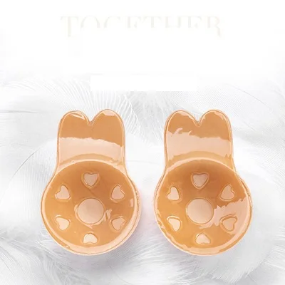 Nipple Stick Anti-glare Silicone Invisible Bra Rabbit Ears Breast Lift