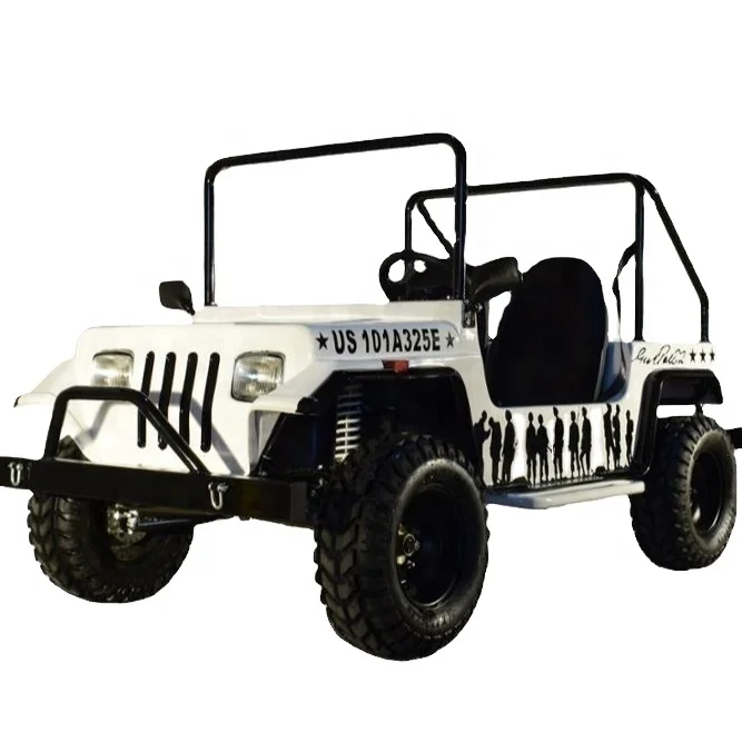 1500W Electric Mini Jeep Cool Golf Cart 4 Wheel Farm Car