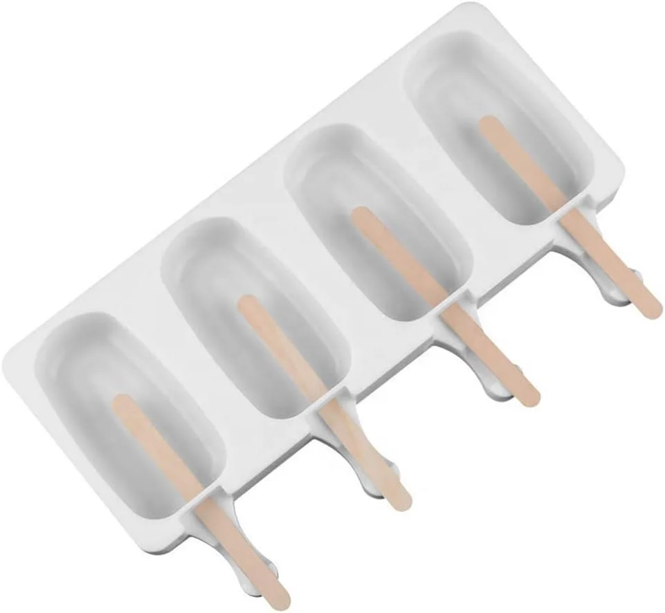 Large Size Ice Cream Mold different Shape Silicone Popsicle Form Maker Ice Lolly Moulds Ice Cube Tray for Party Bar Decoration