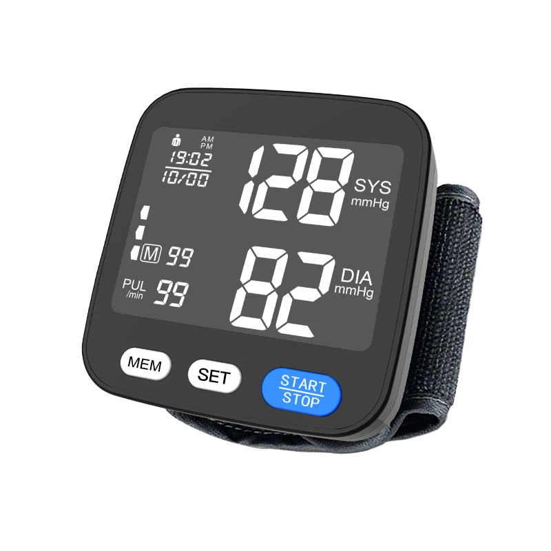 High accurate digital blood pressure monitor upper arm type bp machine with irregular heartbeat indicator
