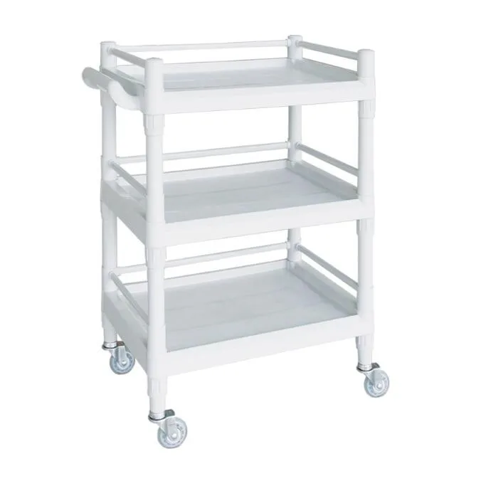 
hospital used nurse trolley drawer medical cart for sale 