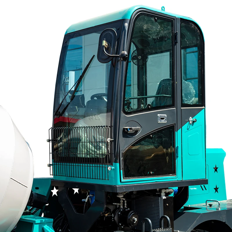 1.5M3 model self loading concrete mixer truck with pump price diesel engine self-loading concrete mixer with pump