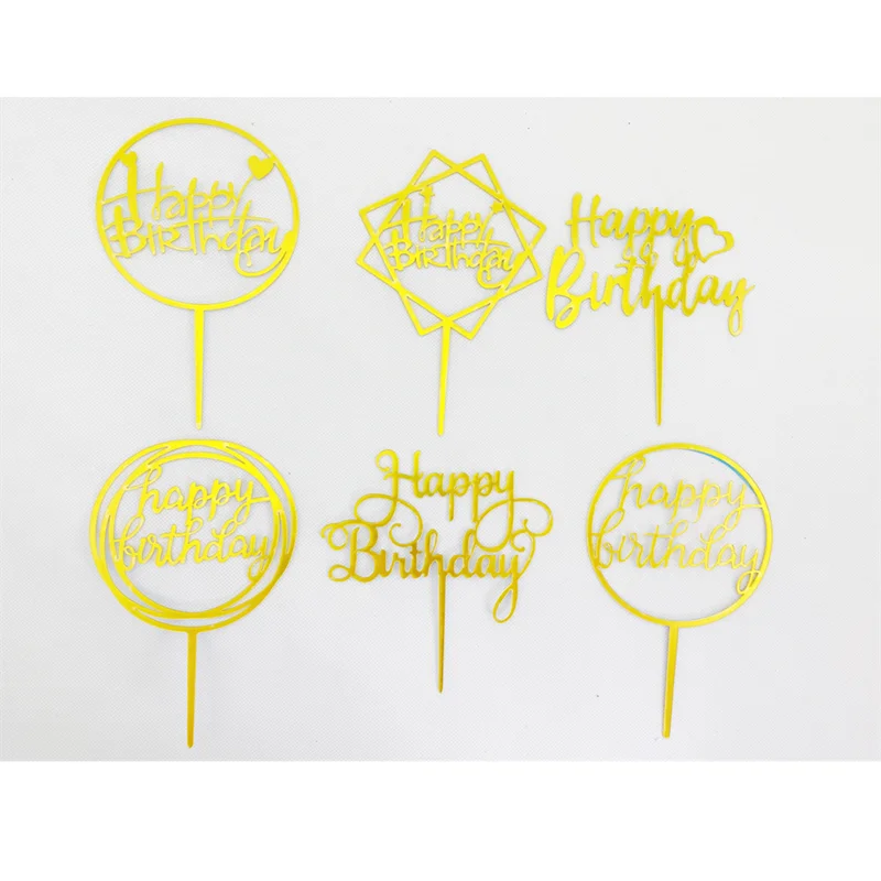 Baking Decorative cake topper wedding birthday Anniversary Graduation Congratulation topper