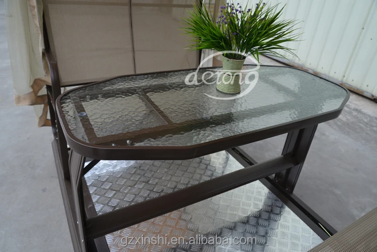 Four Seats Garden Swing Outdoor Furniture Factory Price