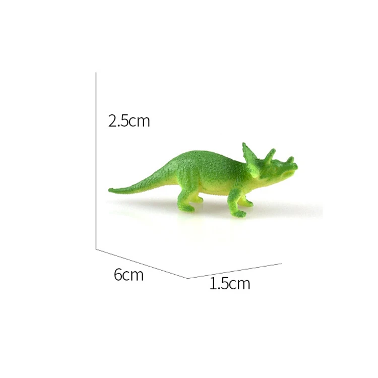 Wholesale PVC Dinosaur Model toys Jurassic Tyrannosaurus Triceratops Brontosaurus Boy Christmas Birthday Gift