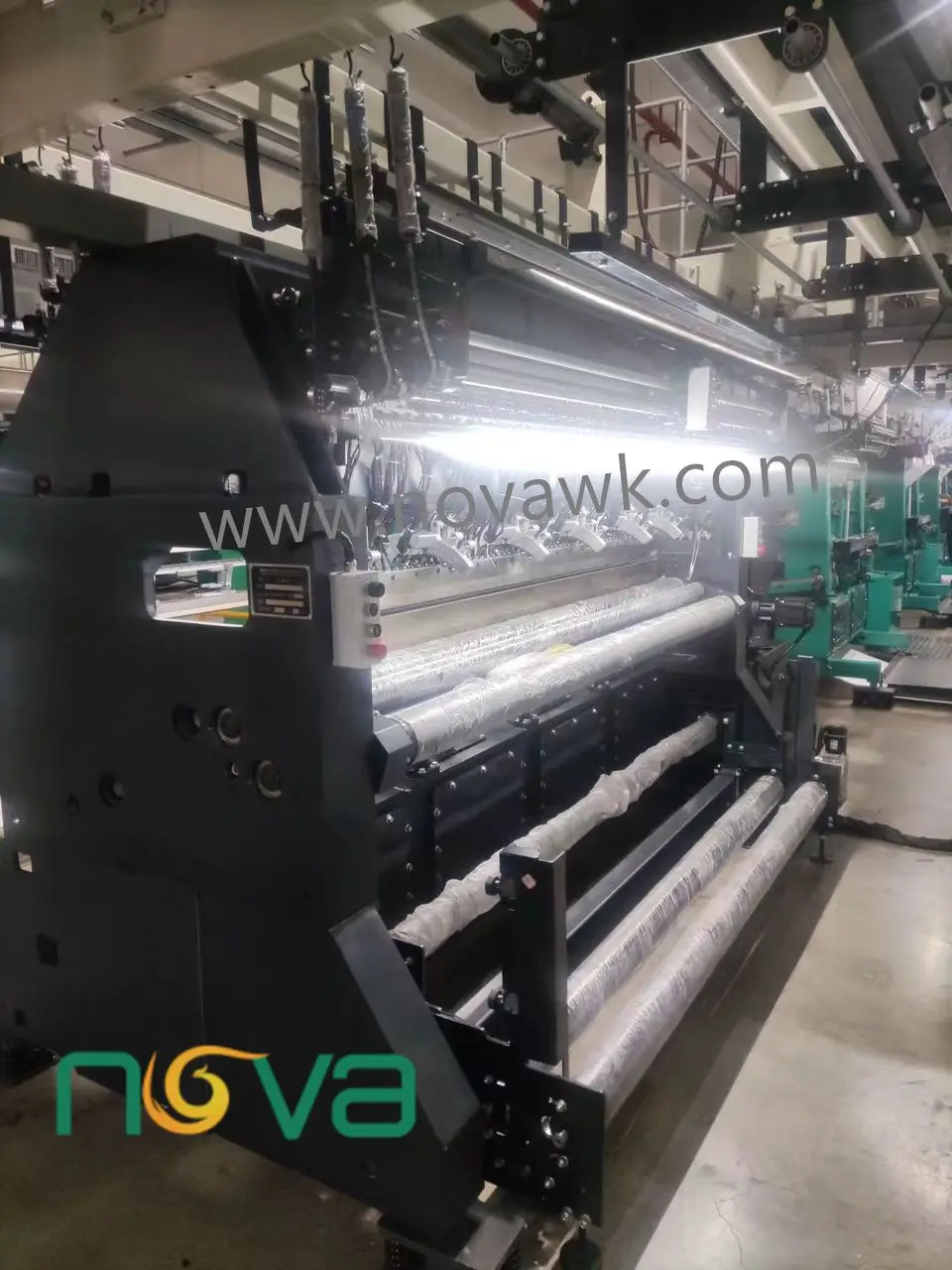 CHANGZHOU NOVA CUSTOM-MADE  NRS6 Raschel Warp Knitting Machine warp knitting net fabric