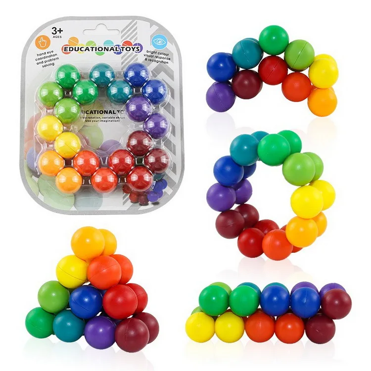 Intelligence Toys Magic Versatile Beads Decompression Magnetic Ball