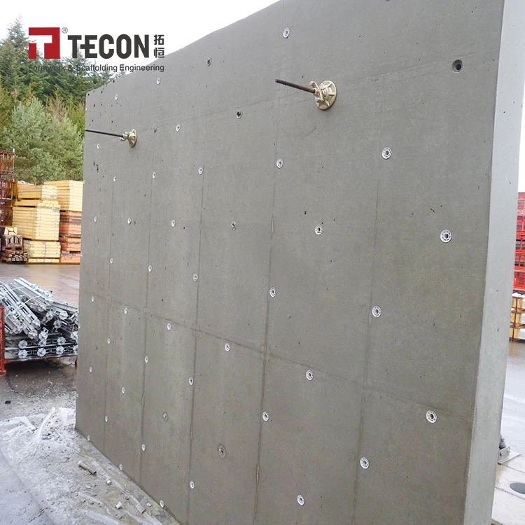 Легкая и многоразовая Высокоэффективная пластиковая опалубка TECON TP60 для столбчатого настенного