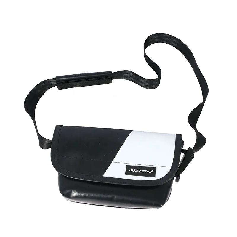RecycleTarpaulin PVC Waist Bag  Waterproof PVC Tarpaulin Sports waist bag for men