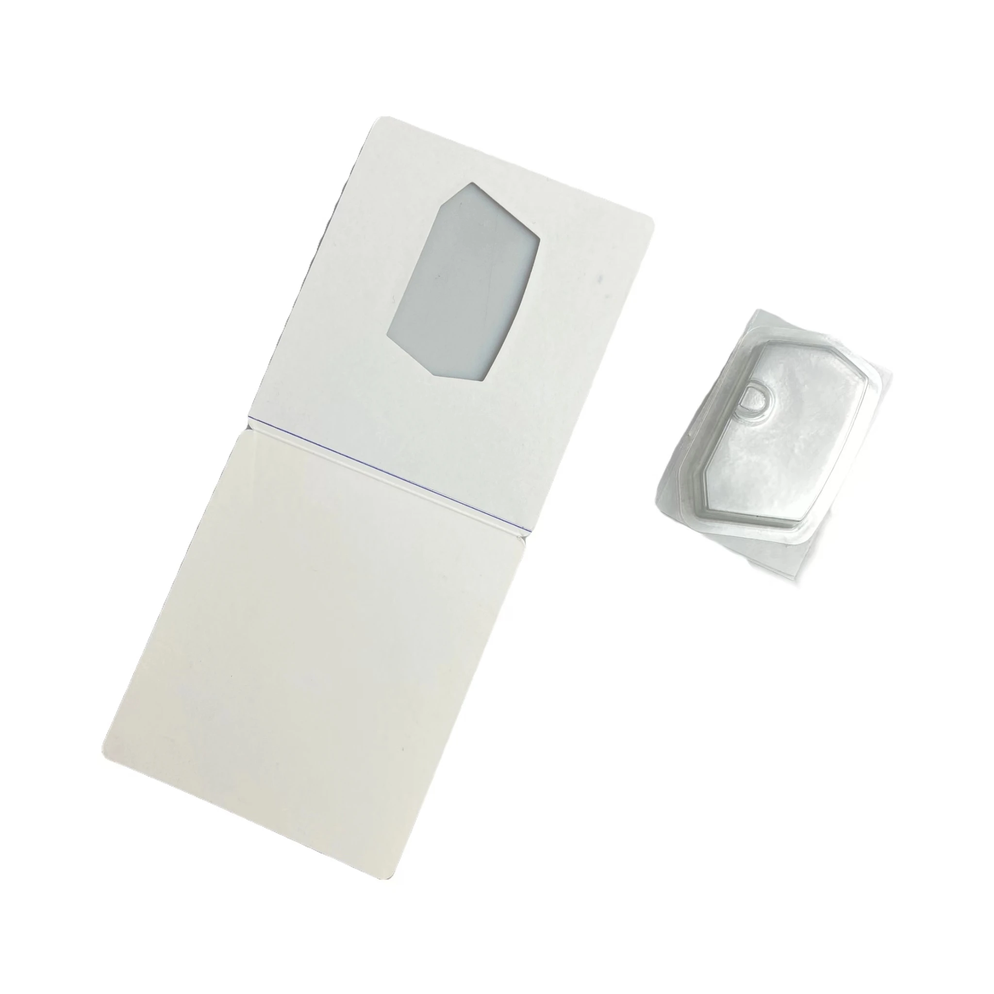 Factory Price Cheap Self Sealing Trapped Cardboard Blister Packaging With Hang Plastic Blister With Adhesive Strips