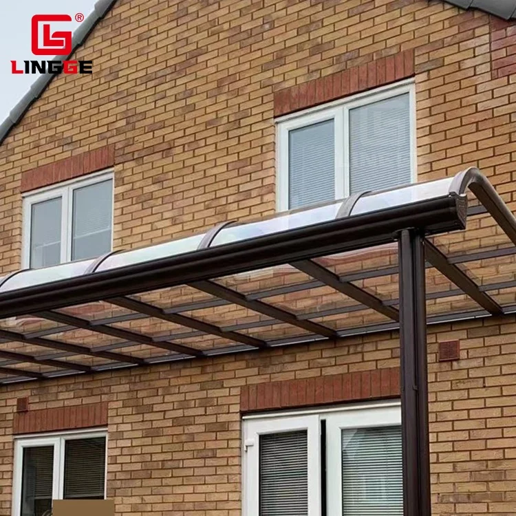 Polycarbonate Canopy Outdoor Awnings Patio Aluminum Terrace Canopy