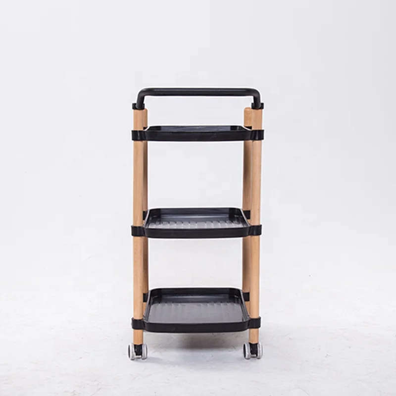 Hotel Restaurant Kitchen Uesd Plastic Handy Sevice Cart