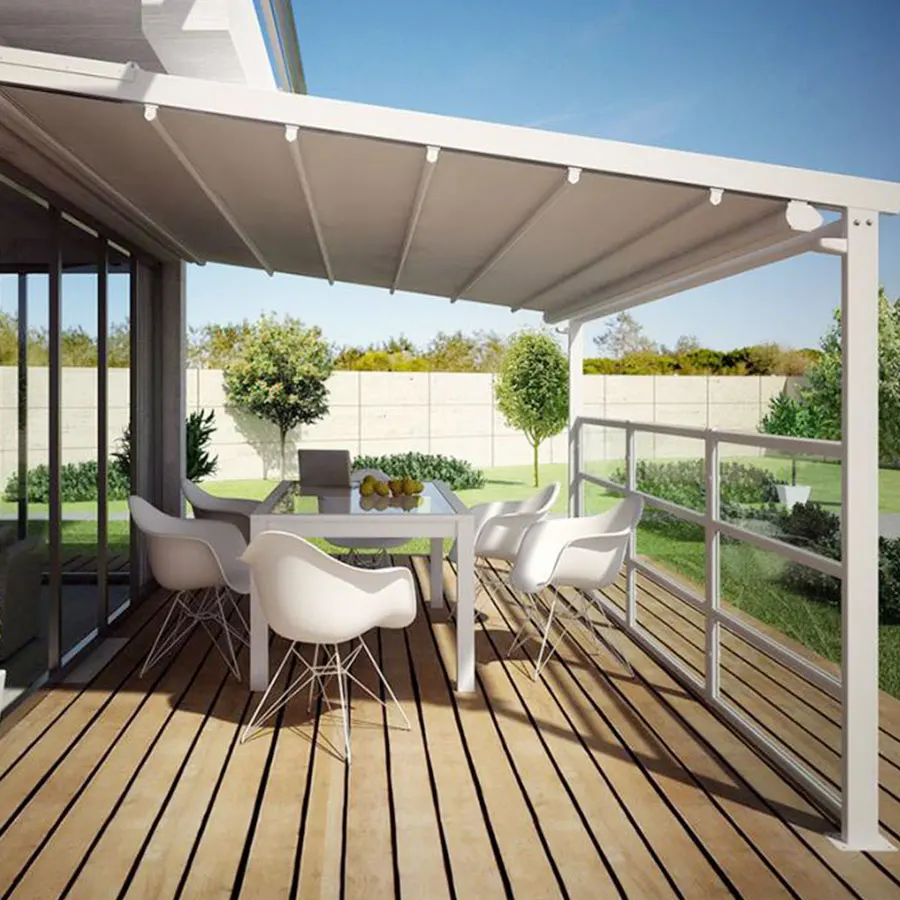 3m 4m 5m 6m 8m 9m 10m motorized pergolas de pvc outdoor from factory direct supply
