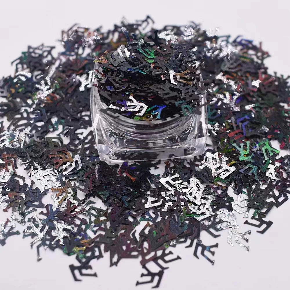 Christmas Shape Glitter Wholesale Loose Mixed Polyester Glitter Bulk