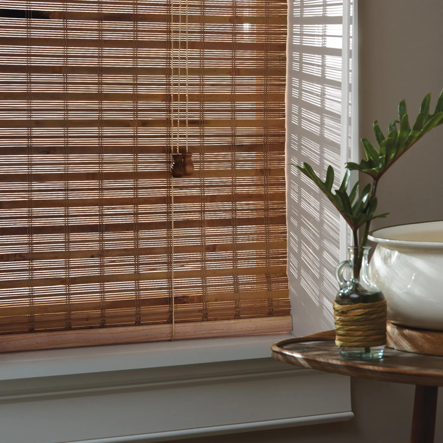 Cortinas de bambu Roller Blind woven wood shades Bamboo Curtain for Balcony Partition Blind Sun Shades for Doors/Windows