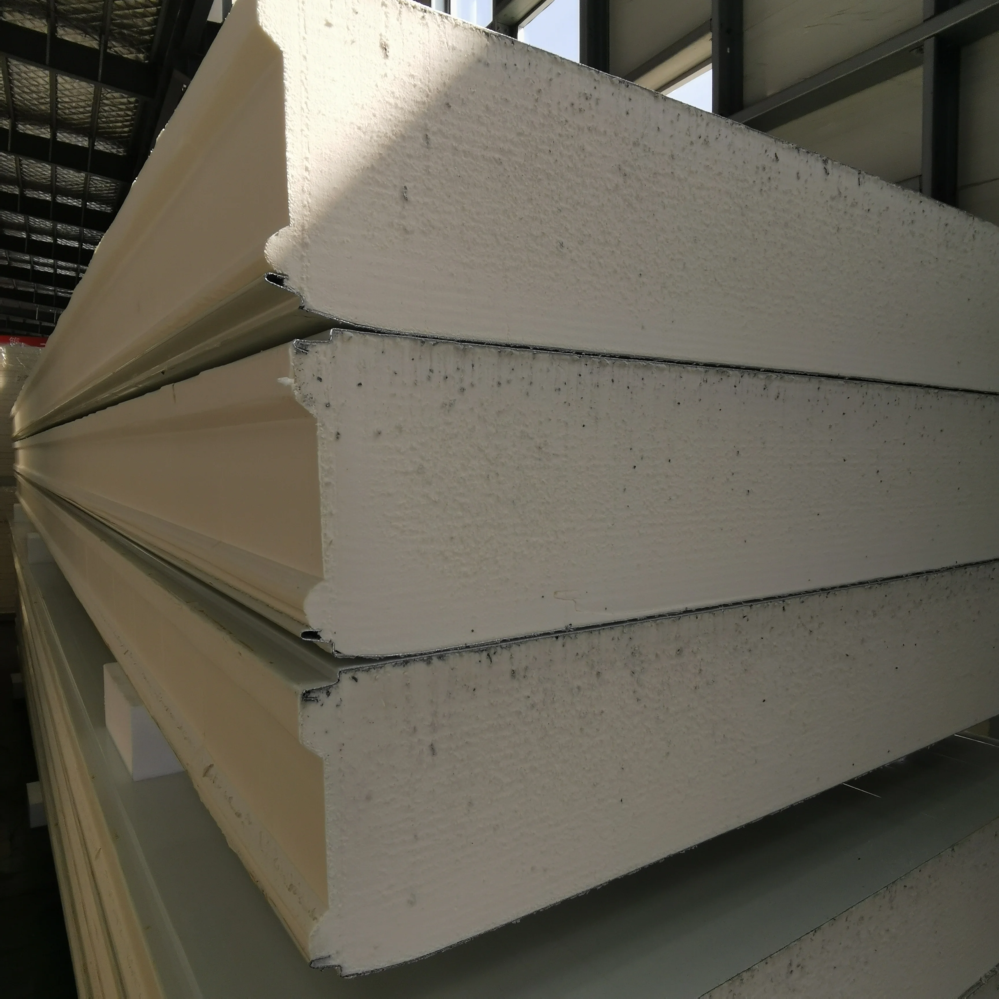 Construction materials CAM lock PU/PUR/PIR foam sandwich panel for Cold/Freezer Room