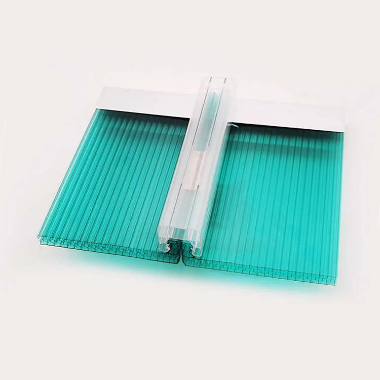 Multilayer uv blocking polycarbonate sheets colored hollow cellular polycarbonate sheet for skylight balcony / carport
