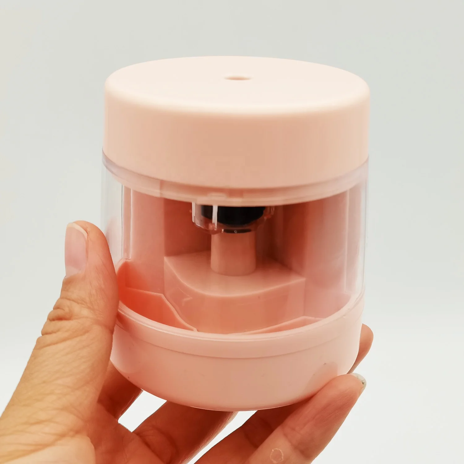 Wholesale Mini Portable Electric USB Standard Auto Pencil Sharpener  for Office School & Students Pink Stationery